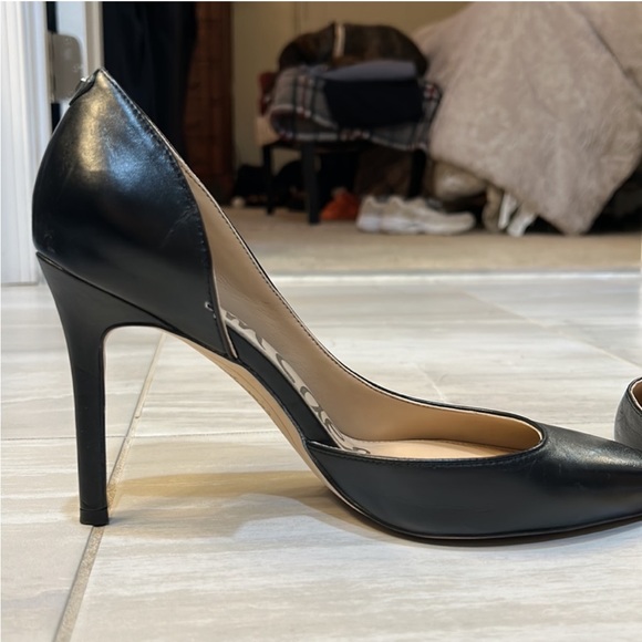 Sam Edelman | Black Leather Heels - Picture 7 of 7